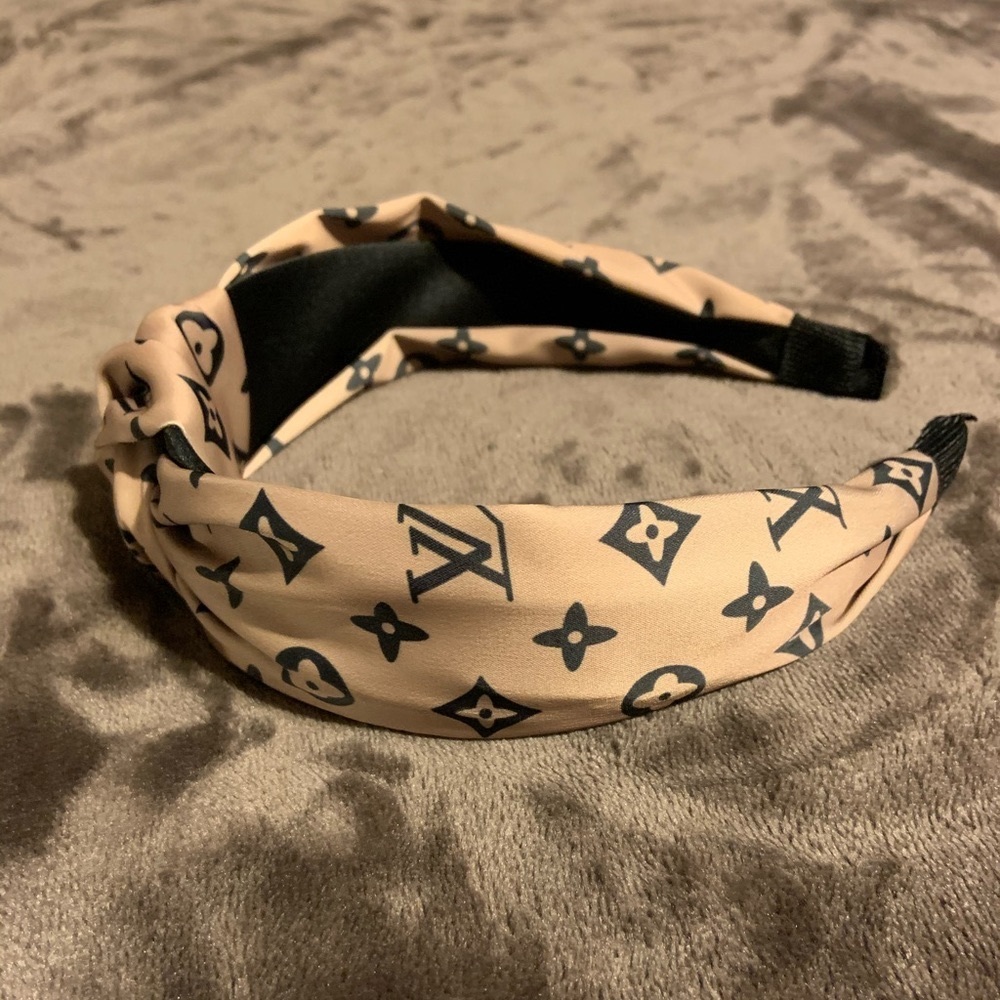 Boutique Designer Inspired Knotted Satin Headband | Handmade